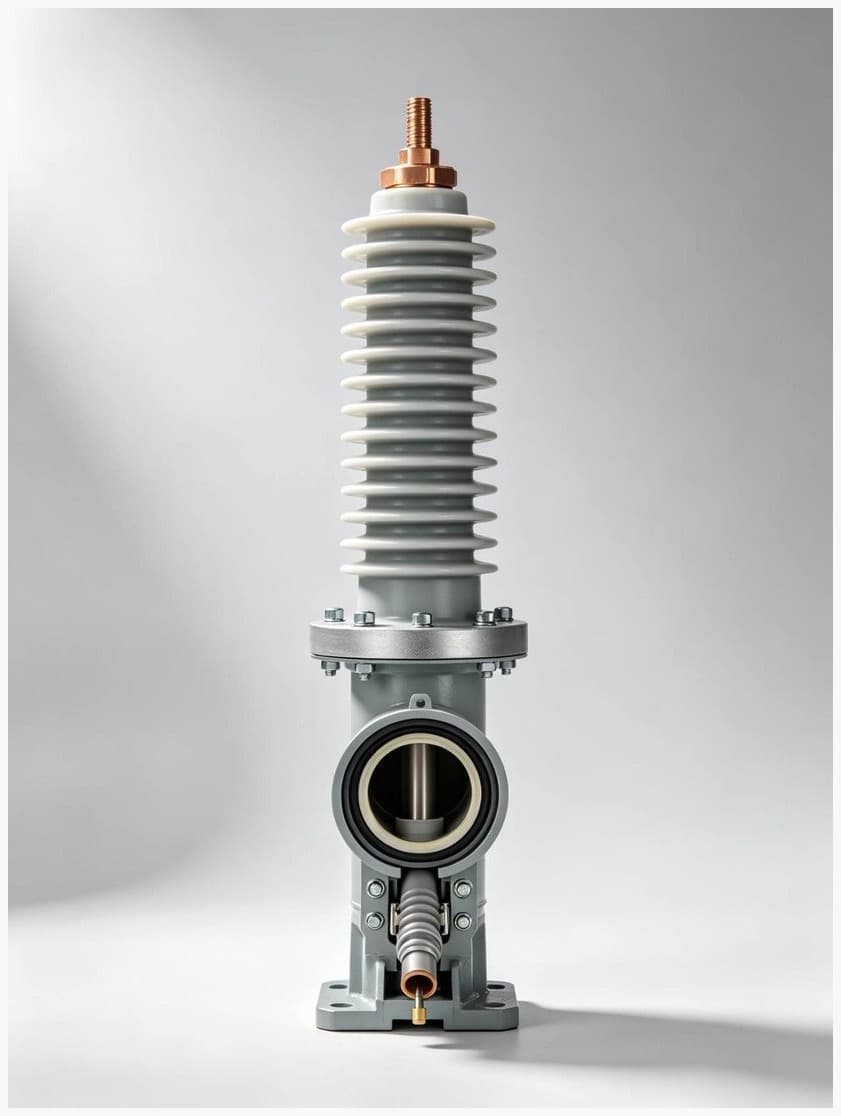 Bottom-Connected or Draw-Lead front view