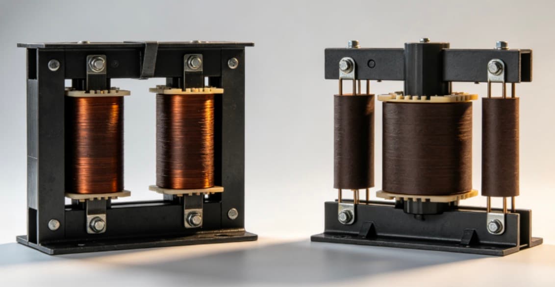 Single-Phase Cores (Two-Limb / Three Limb) front view