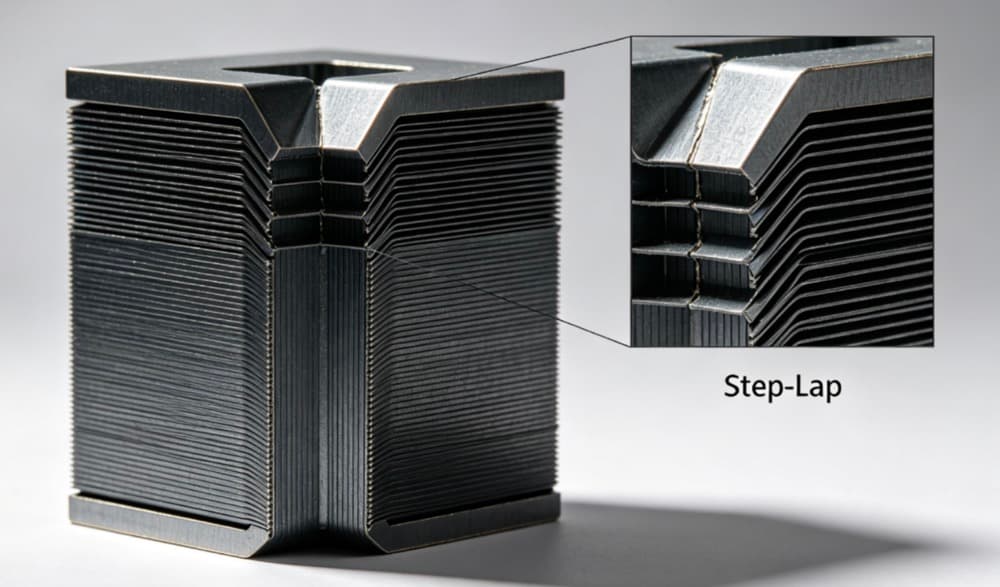 Step-Lap Construction front view